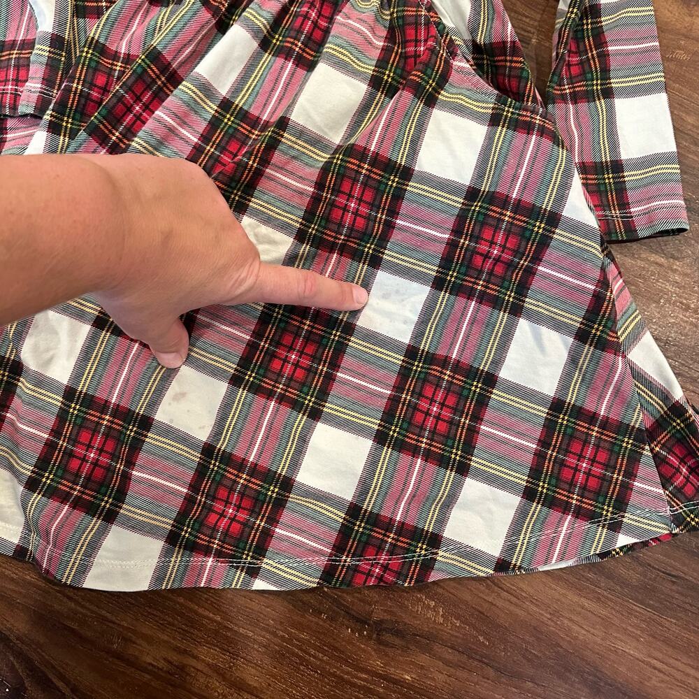 Hanna Andersson Red and White Plaid Kids Dress - Picture 9 of 11